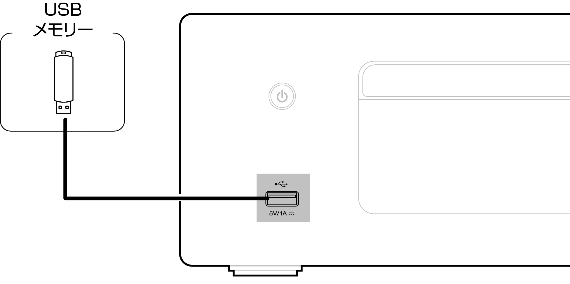 Conne USB Front RCDN10